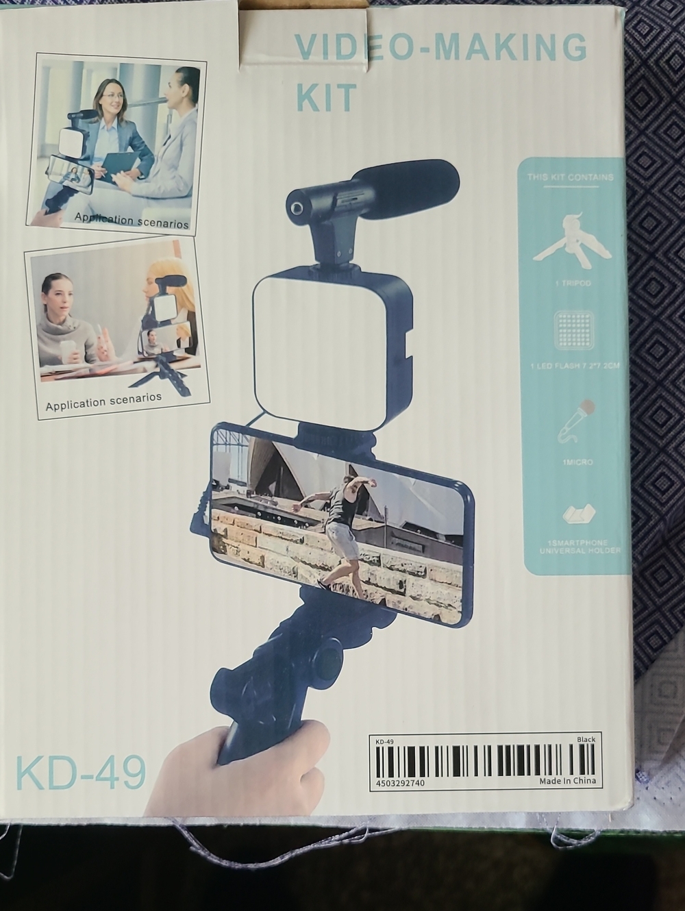 Video-Making Kit KD-49 - Black